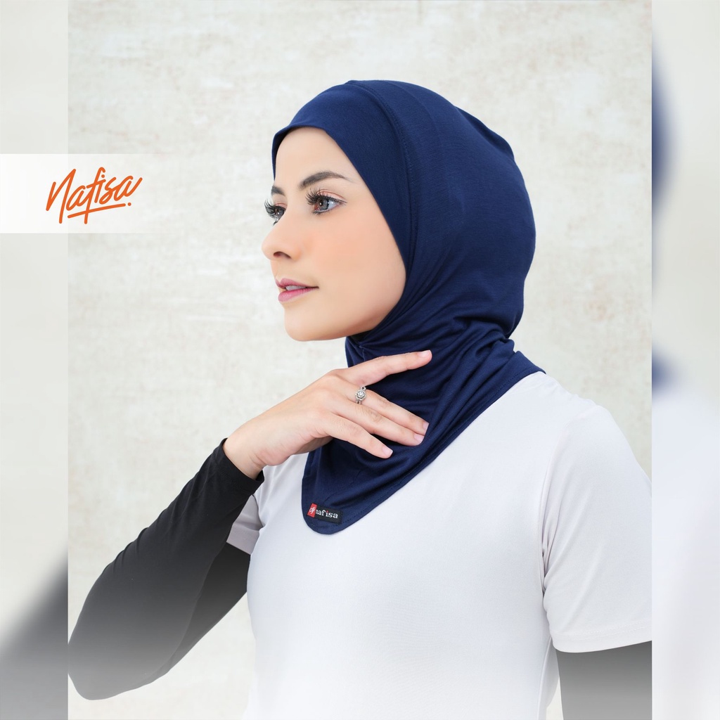 Nafisa Hijab Sporty/PTS- Iner Pet Tanpa Spon Inner Ninja Sporty Kekinian No Ribet