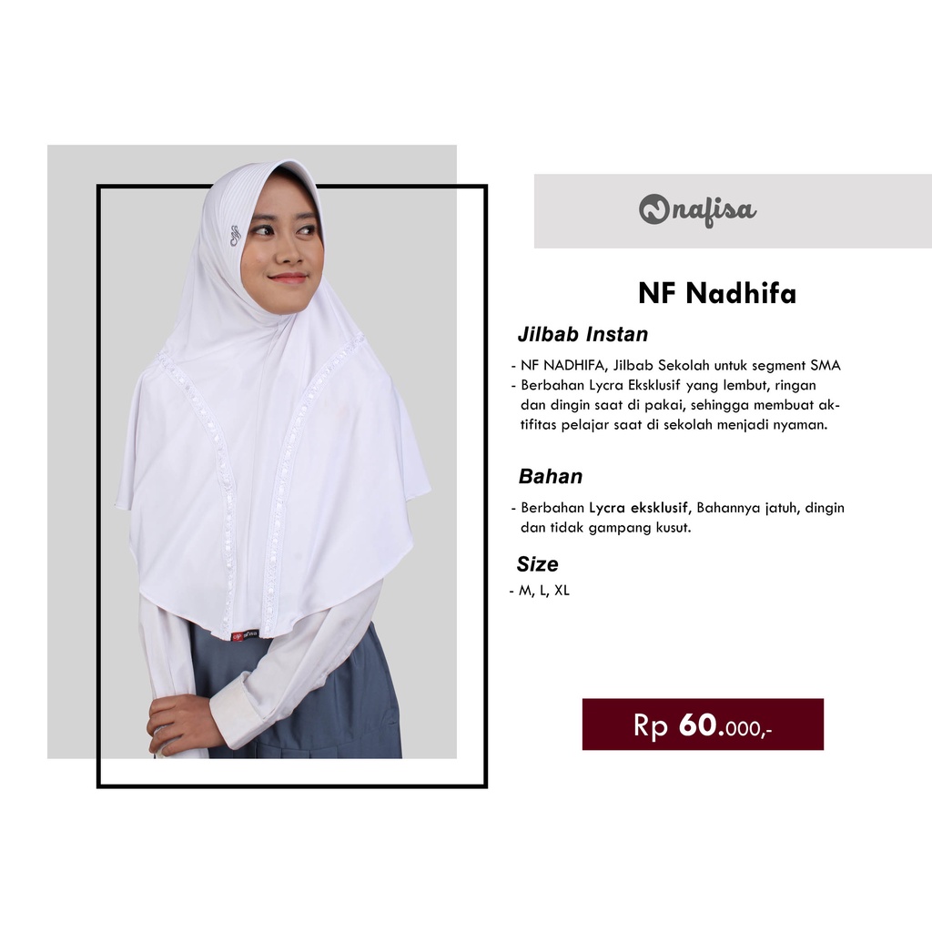 Nafisa Nadhifa | Jilbab Remaja Sekolah SD | SMP | SMA