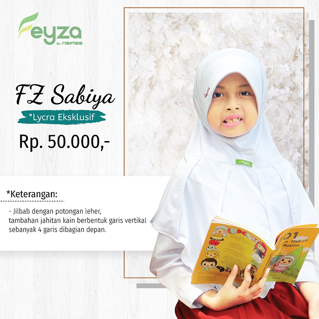 Nafisa Feyza Sabiya | Kerudung Sekolah | Remaja | SD SMP SMA