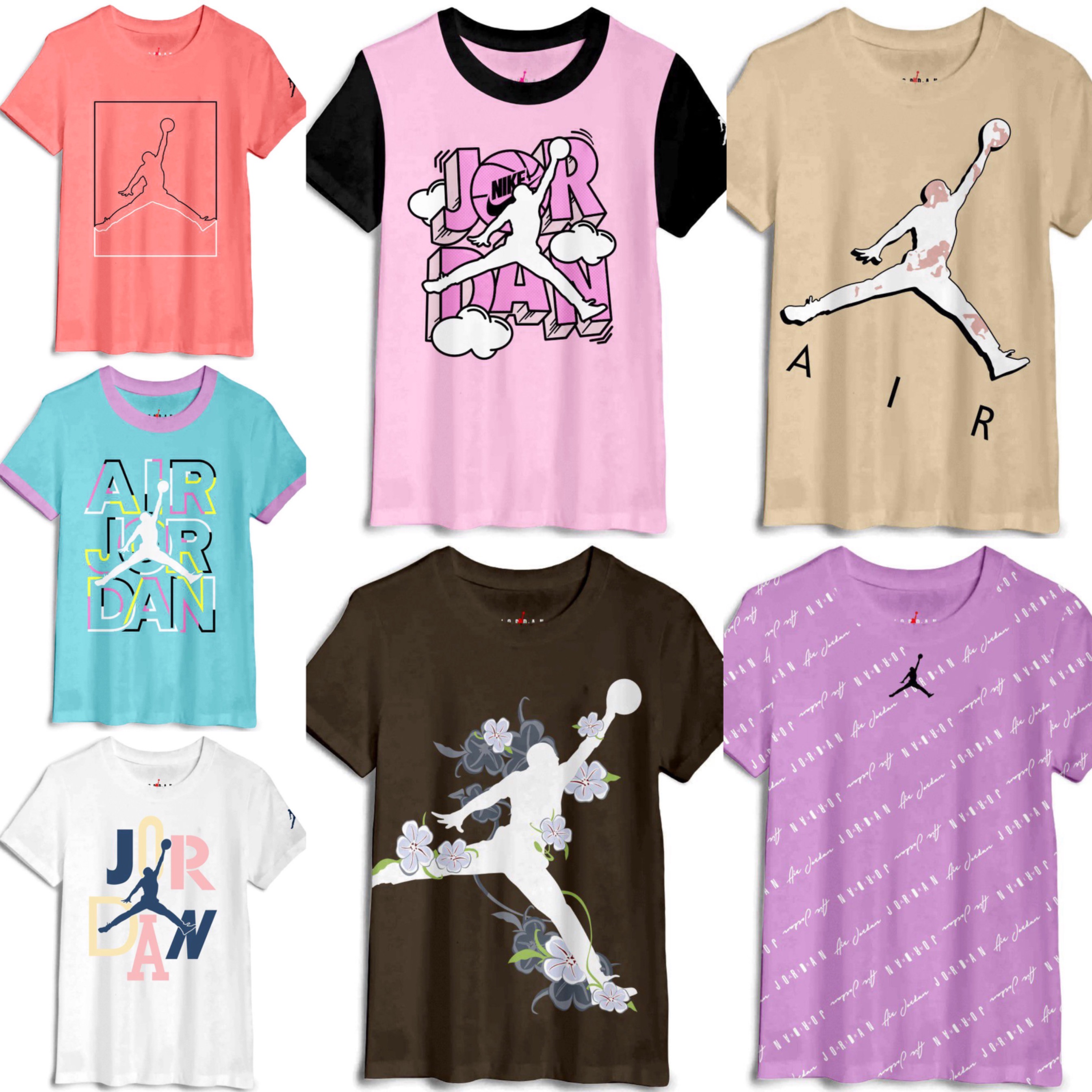JordanTee Girls T-Shirts