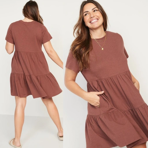 Image of Oldnavy Women Tiered Swing Dress
