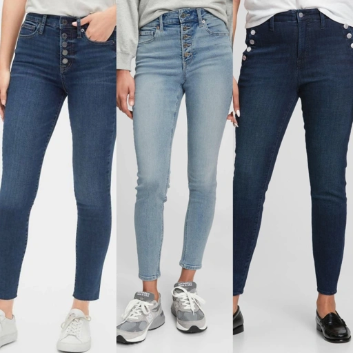 Image of Gap Skinny Button Jeans Remaja/Dewasa 