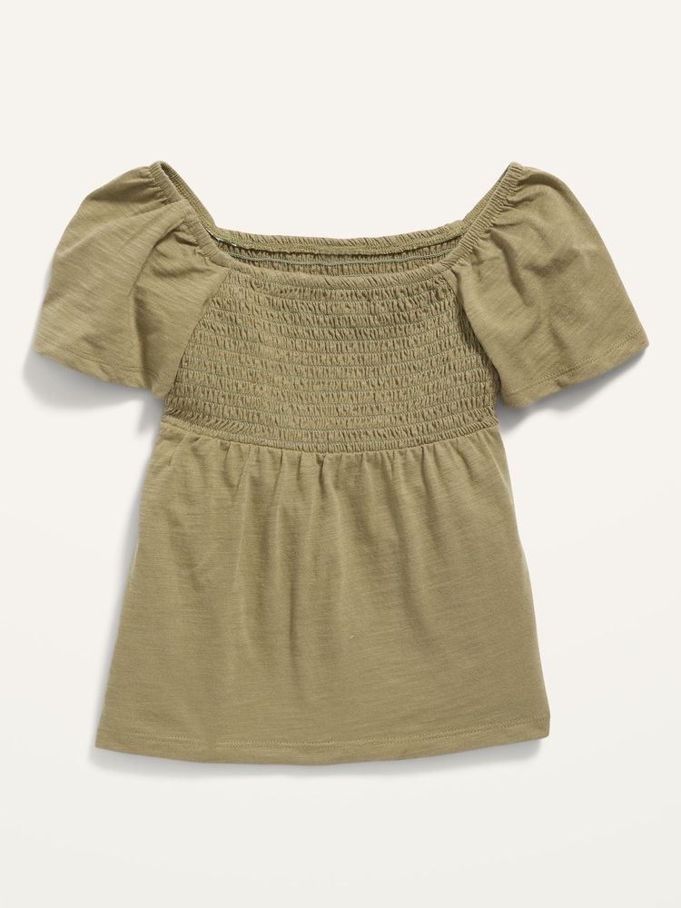 Oldnavy Girls Smocked Flutter Top