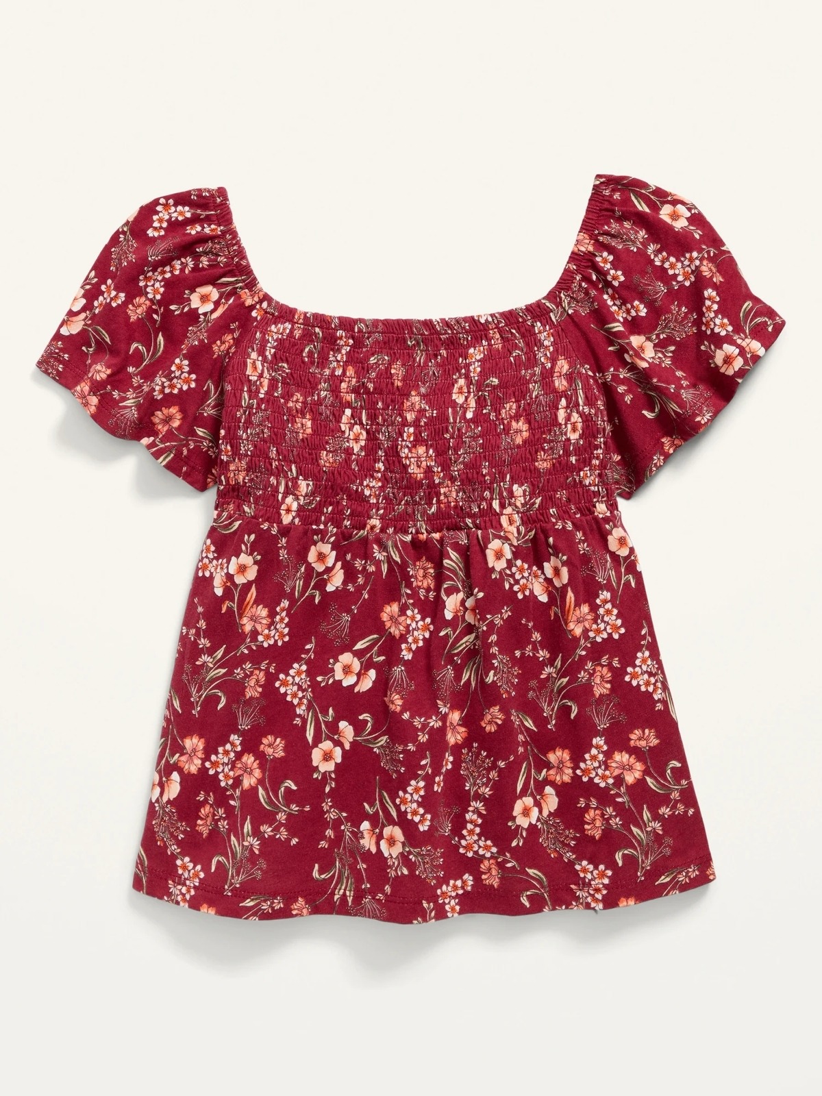 Oldnavy Girls Smocked Flutter Top