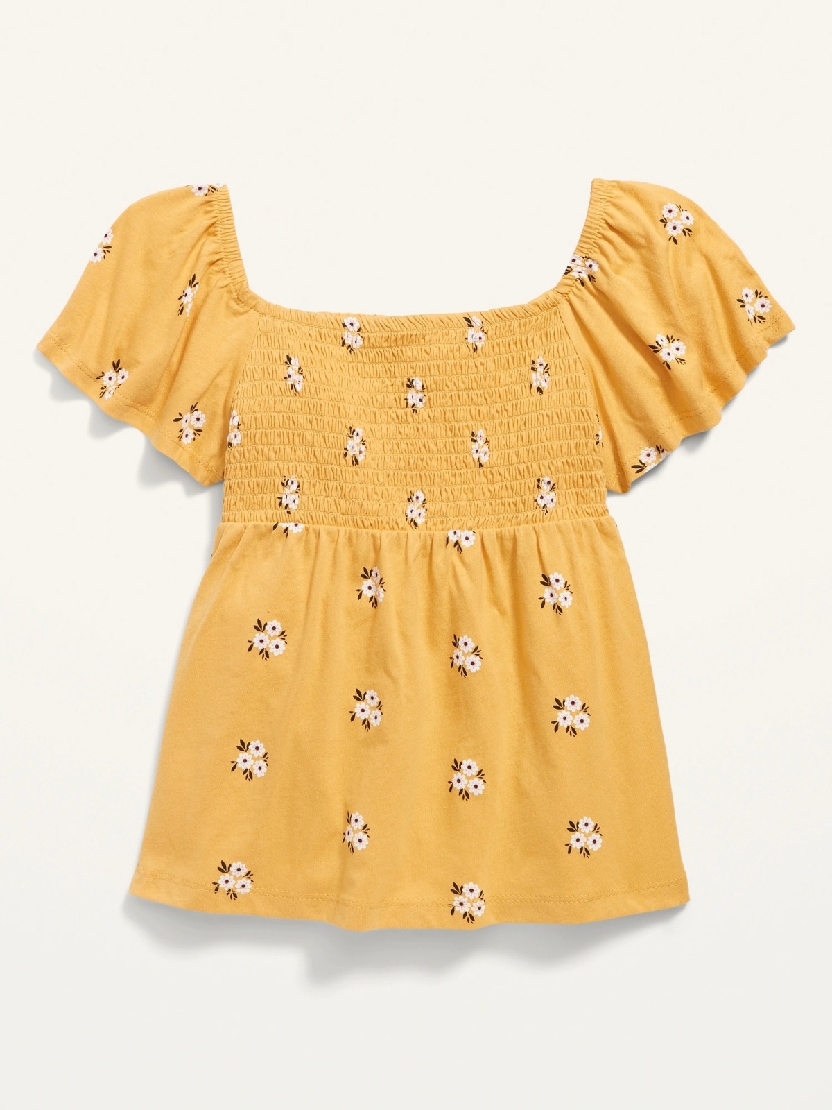 Oldnavy Girls Smocked Flutter Top