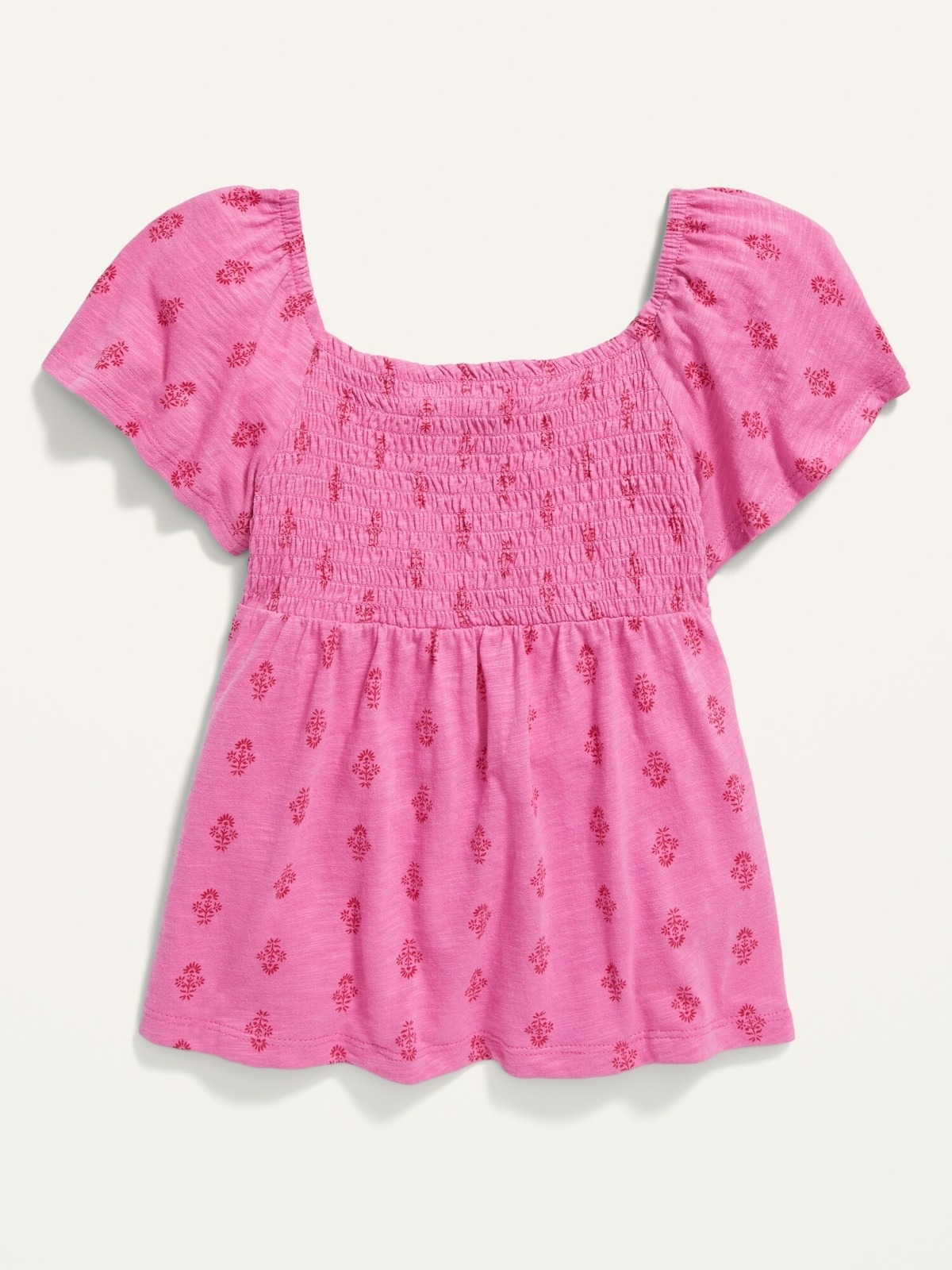 Oldnavy Girls Smocked Flutter Top