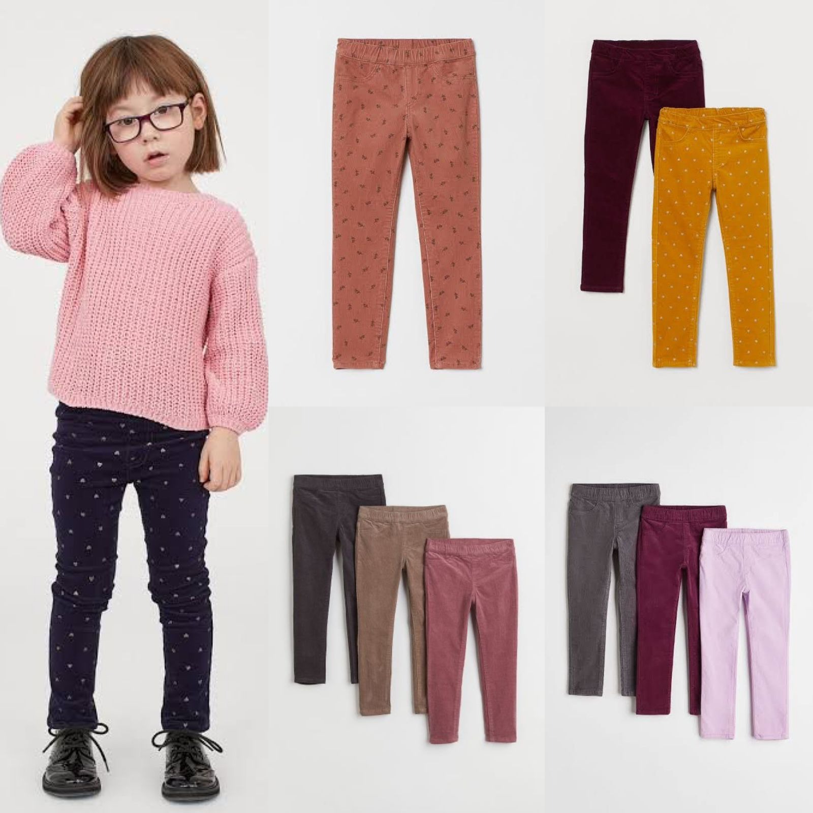HM Girls Coruroy Jegging Pants