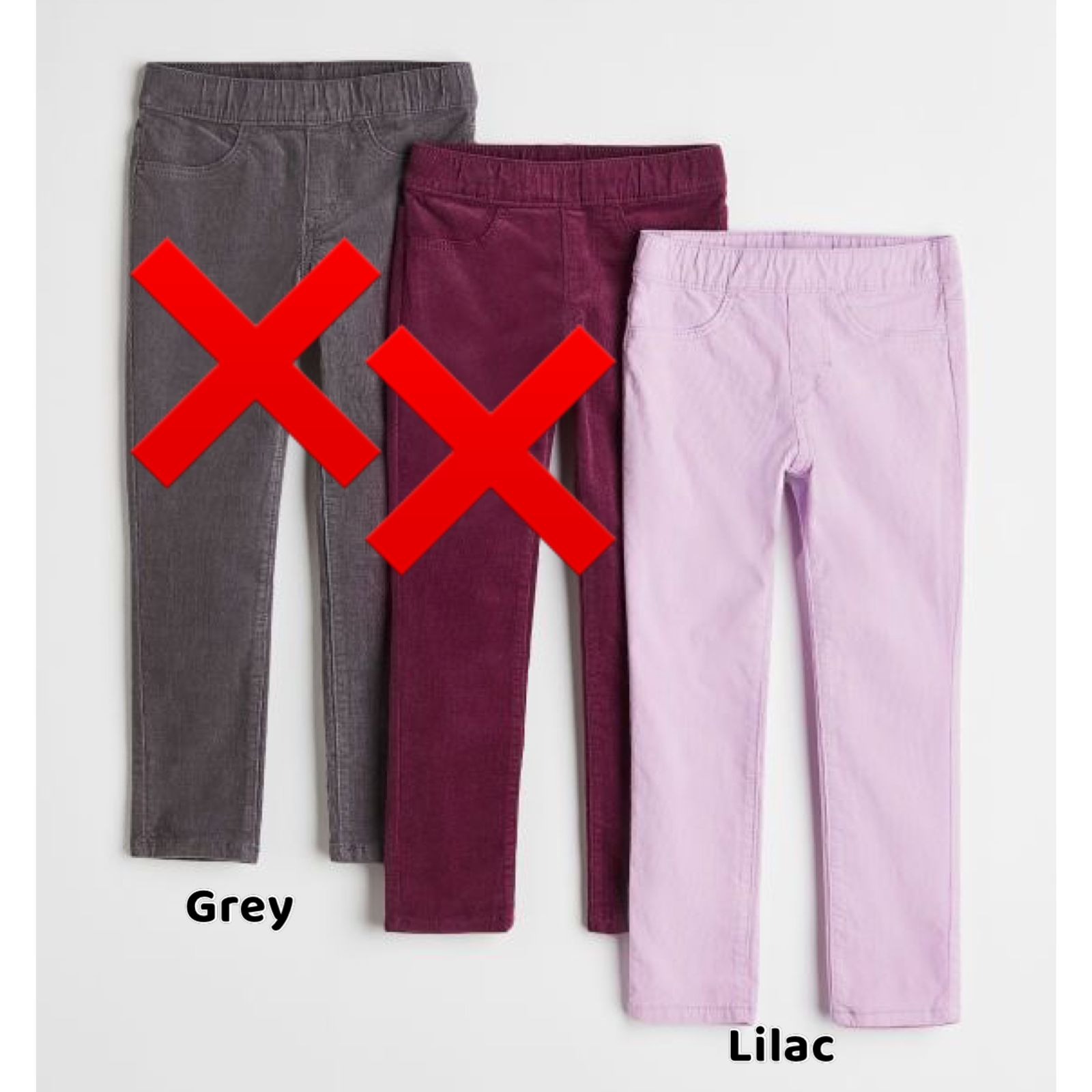 HM Girls Coruroy Jegging Pants