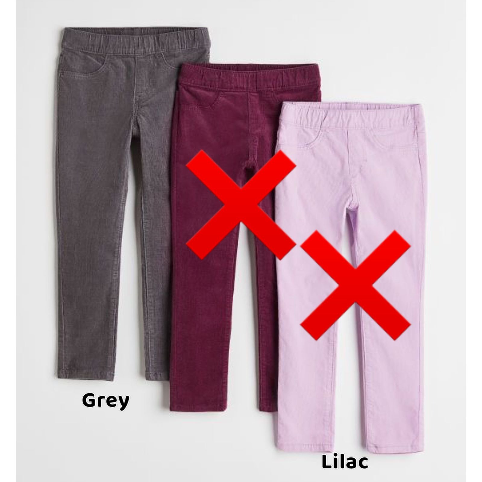 HM Girls Coruroy Jegging Pants