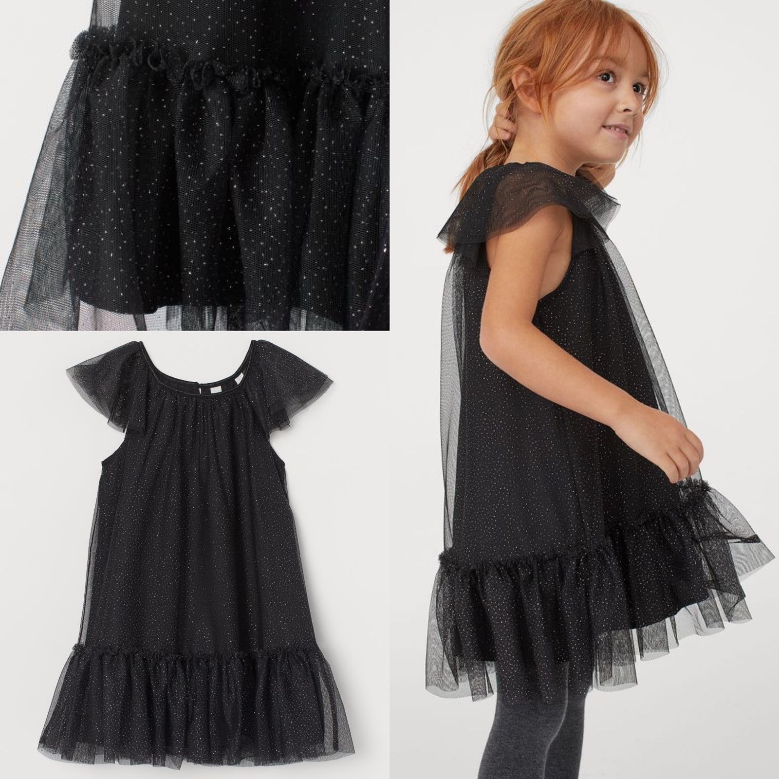 HM Girls Glitter Tulle Dress