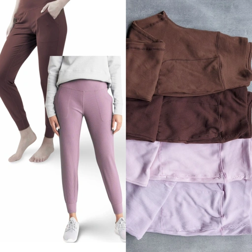 Image of 90Degree Ribbed Pocket Jogger Pants