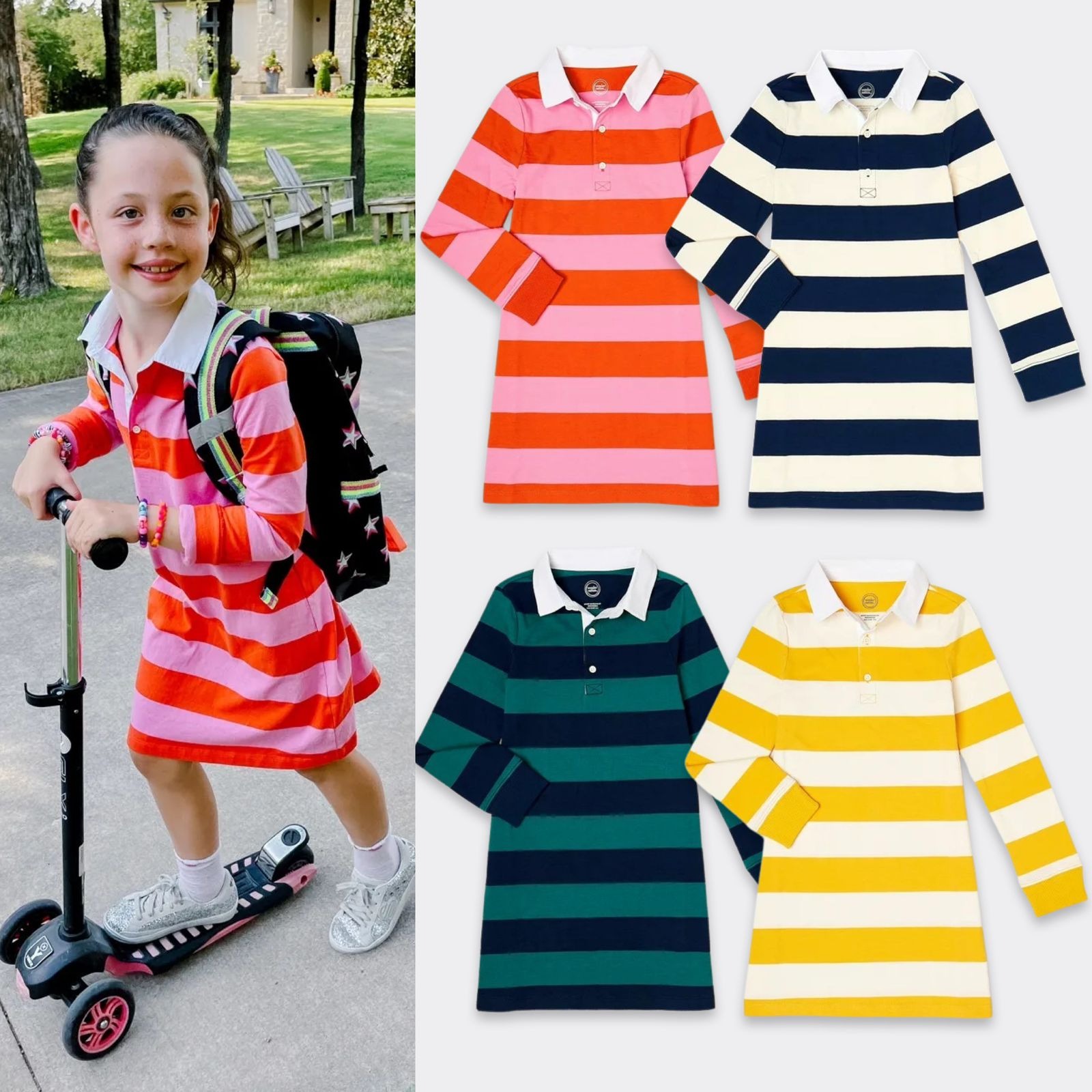 WonderNation Polo Rugby Dress