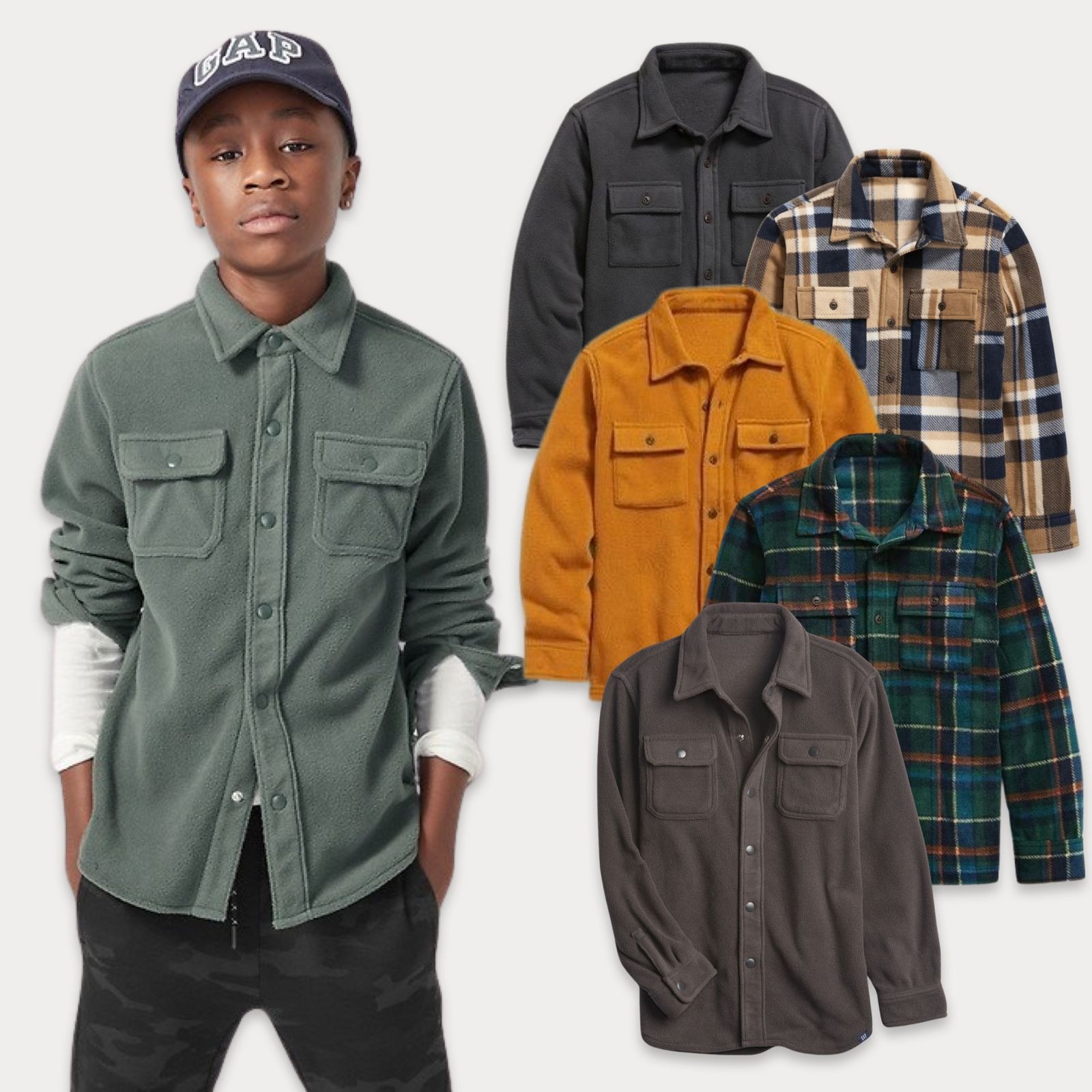 OLDNAVY GAP Fleece Jacket Shirt