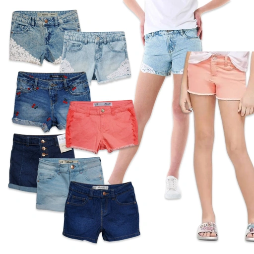 Image of Denim Co/George Girls Jeans Shorts