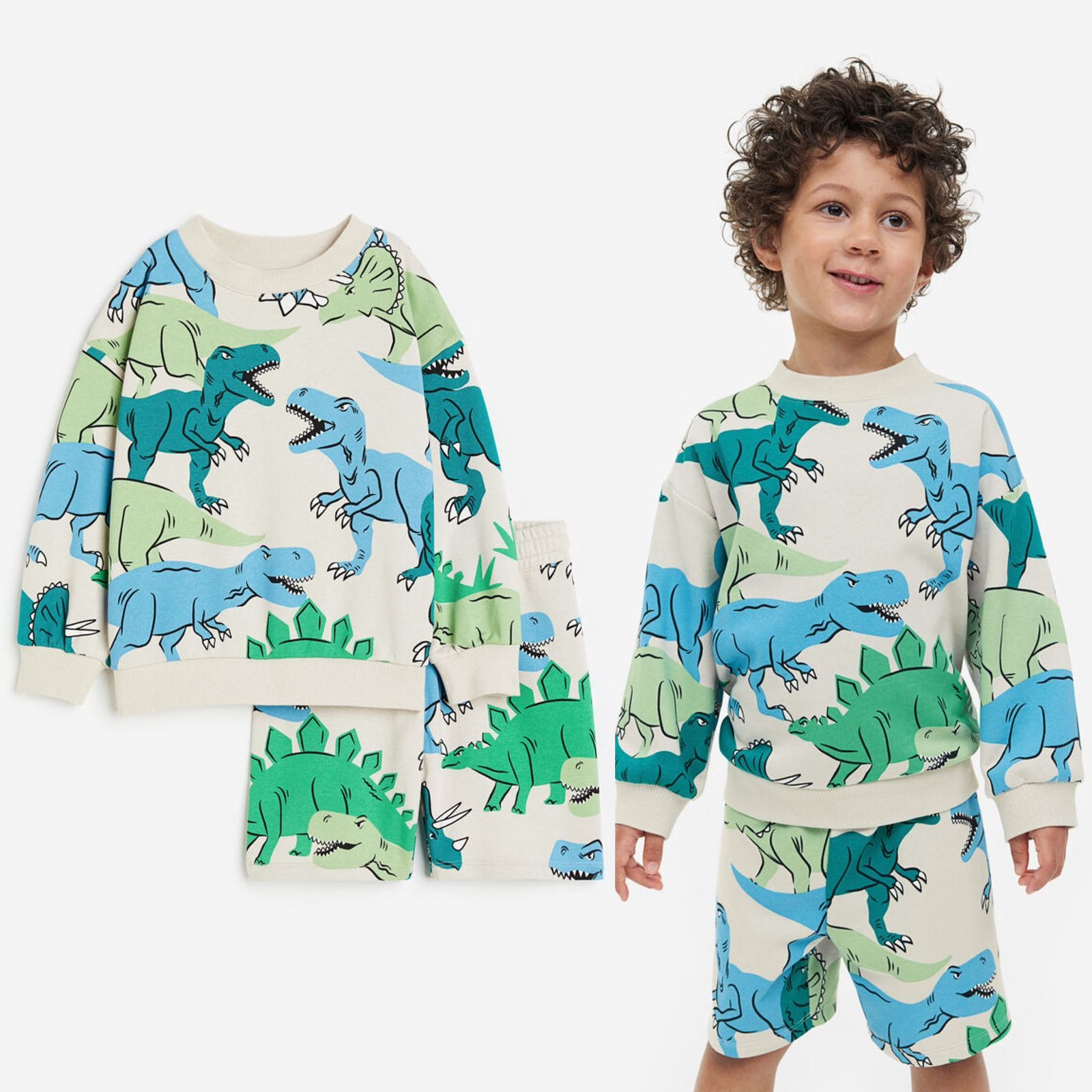 HM Boys Sweatshirt & Shorts Set