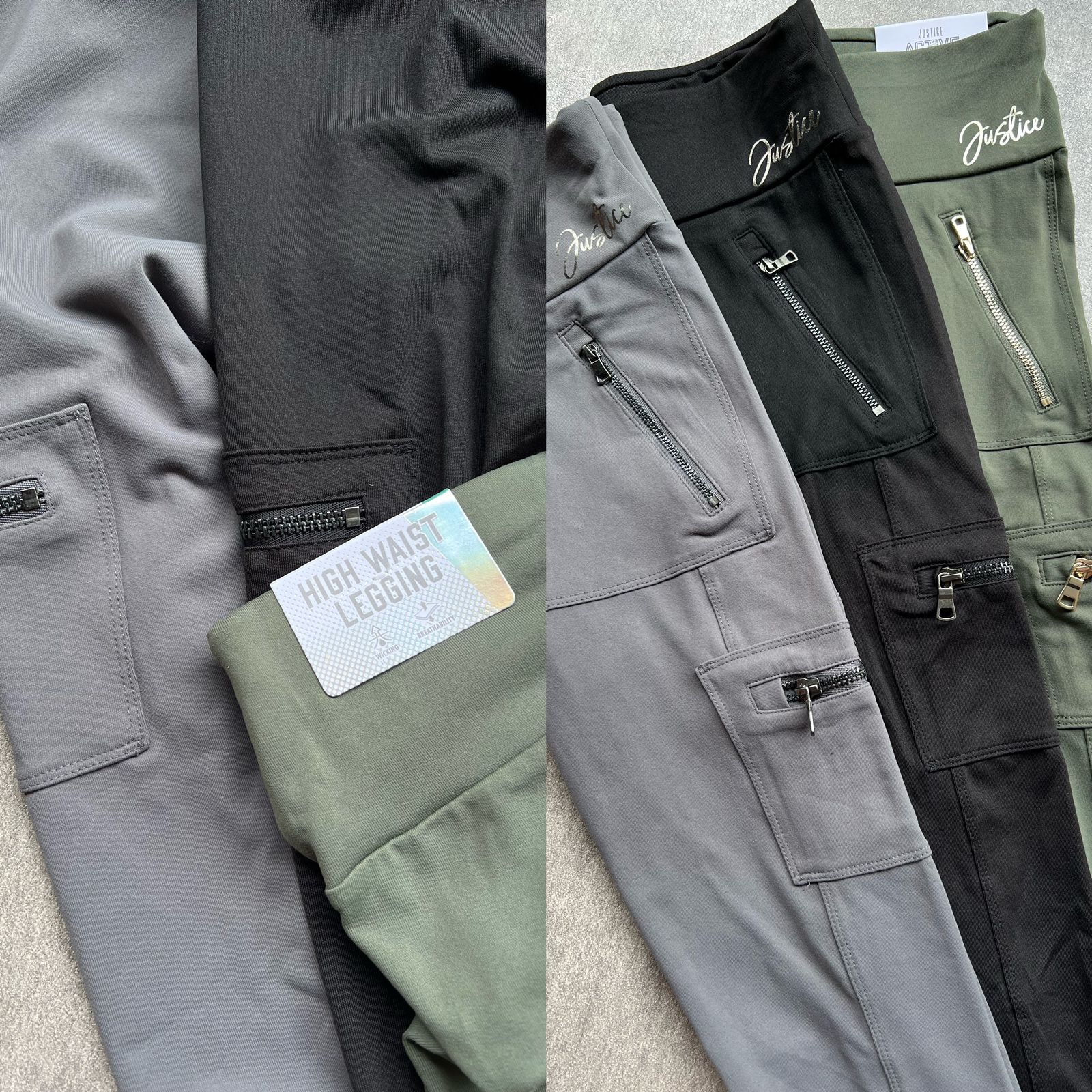 JUSTICE Cargo Zipper Pants