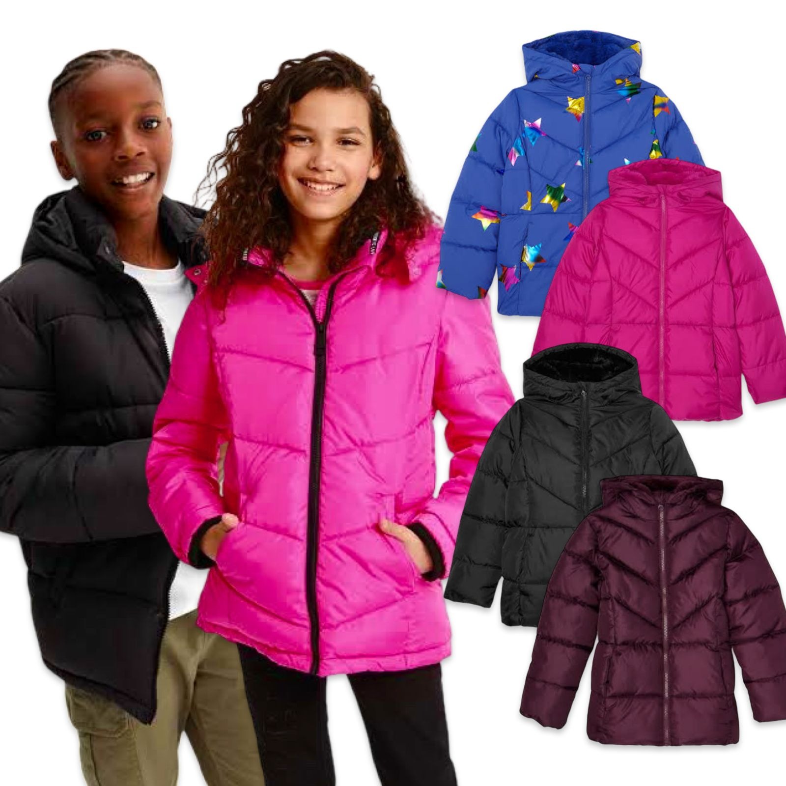 WonderNation Unisex Puffer Jacket