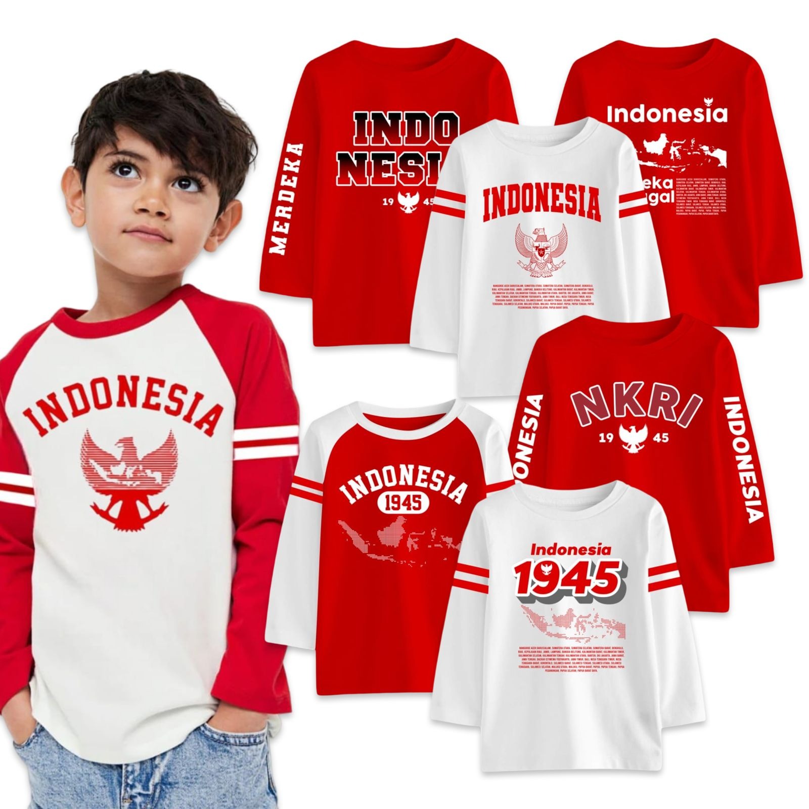 ZeroBoys Kaos Lengan Panjang Series Kemerdekaan