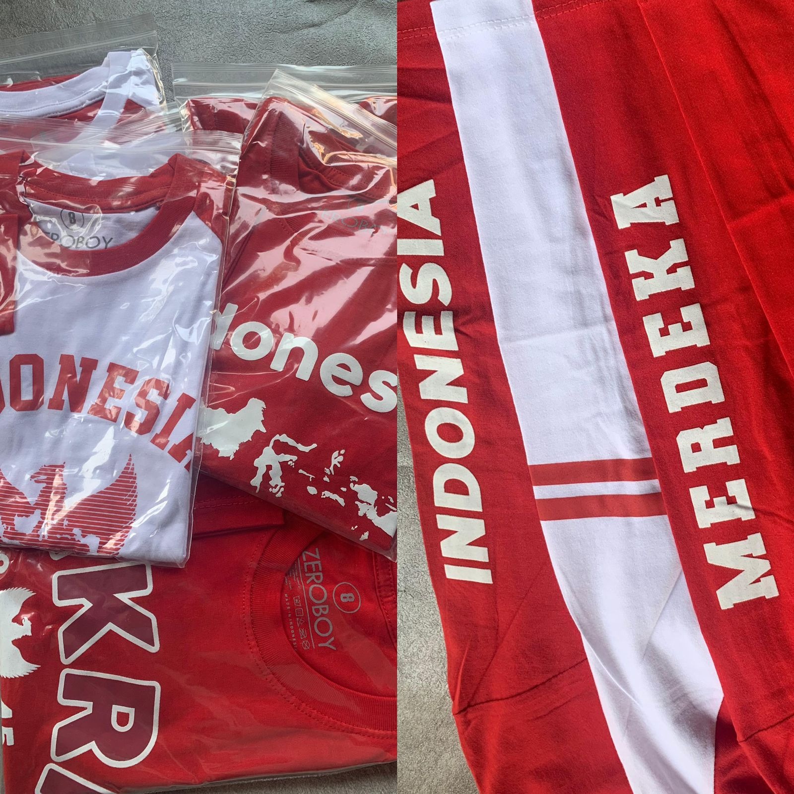 ZeroBoys Kaos Lengan Panjang Series Kemerdekaan