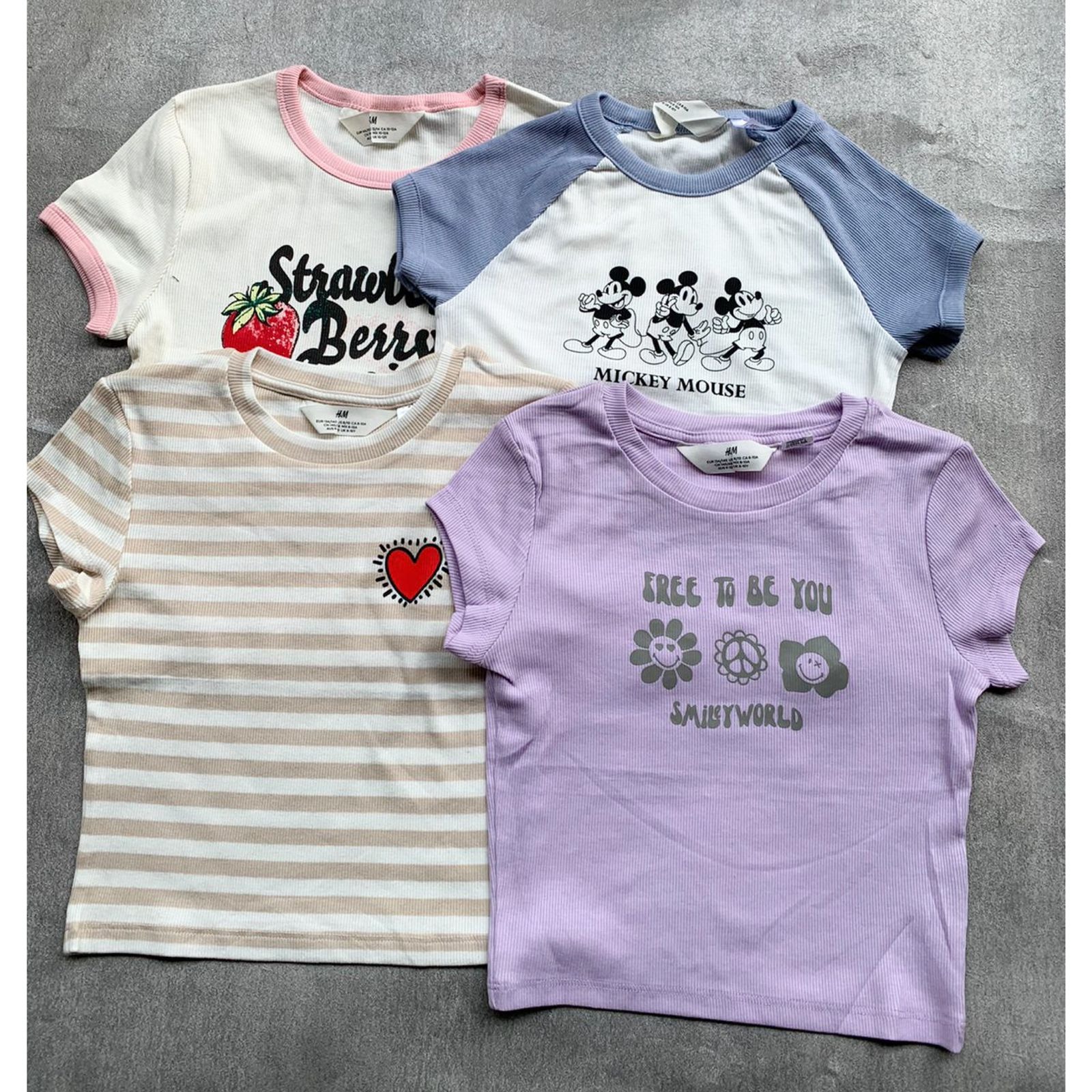 HM Girls Rib T-Shirts