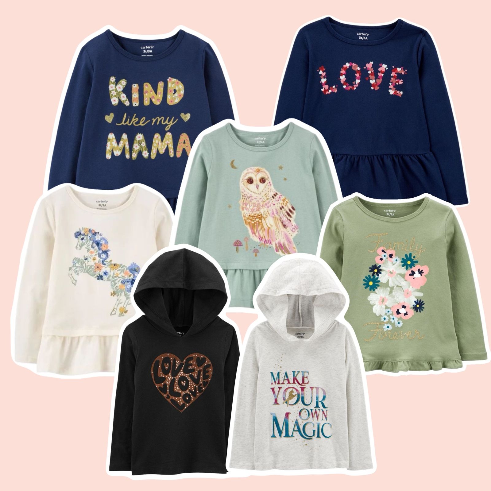 CARTERS Girls Graphic T-Shirts