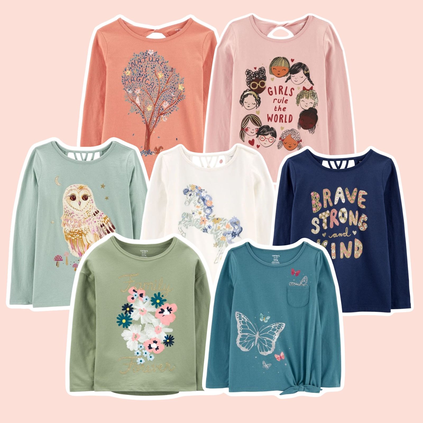 CARTERS Girls Longsleeve T-Shirts