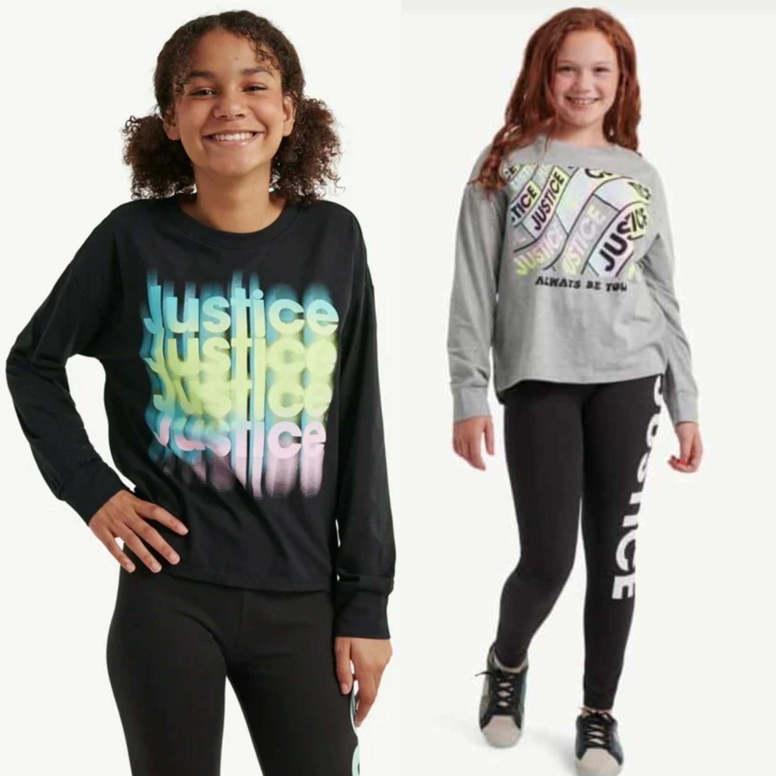 JUSTICE Girls Longsleeve Tee