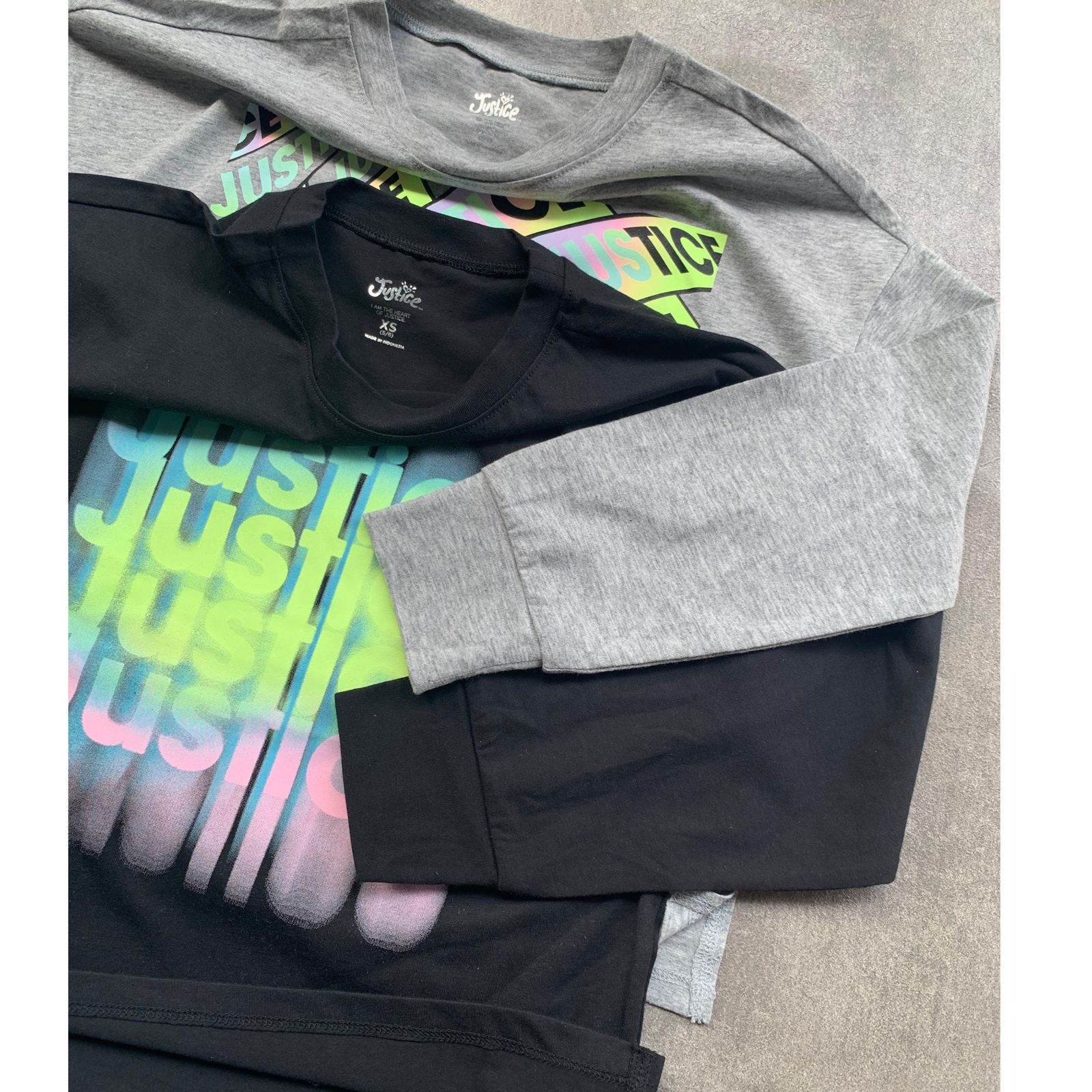 JUSTICE Girls Longsleeve Tee