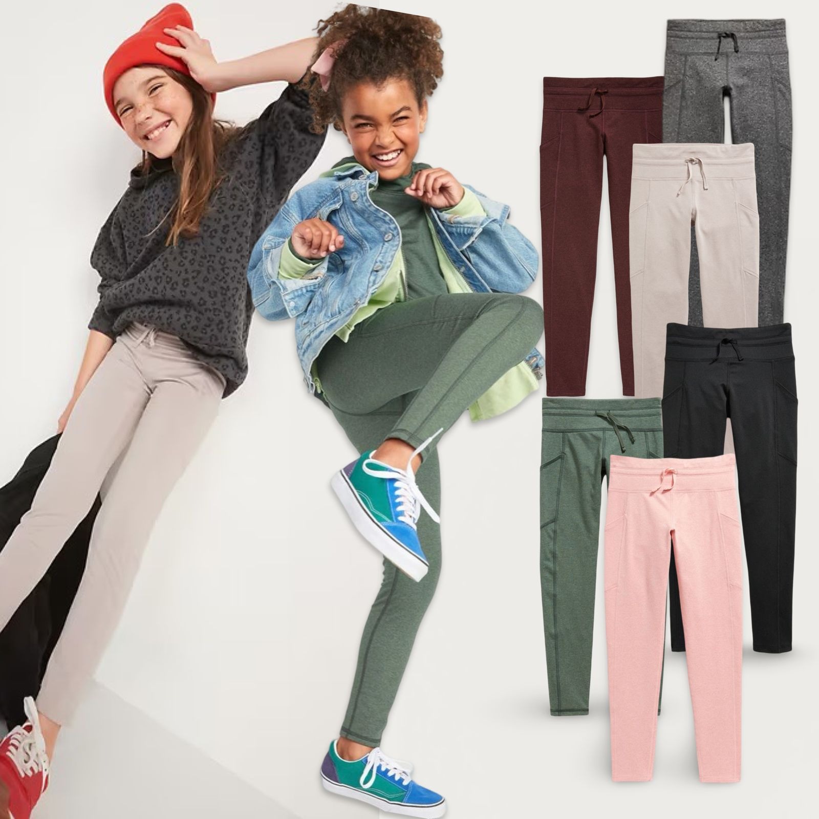 OLDNAVY Girls Pocket Legging Pants