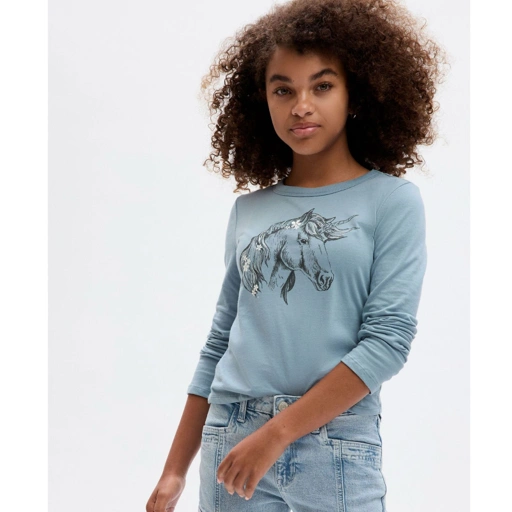 Image of GAPKids Girls Organic Cotton Longsleeve