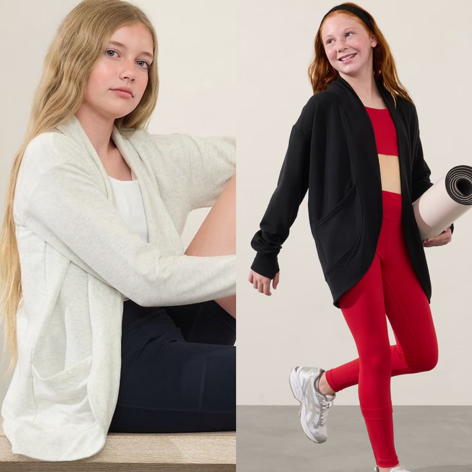 ATHLETHA Girls Wrap&Roll Cardigan