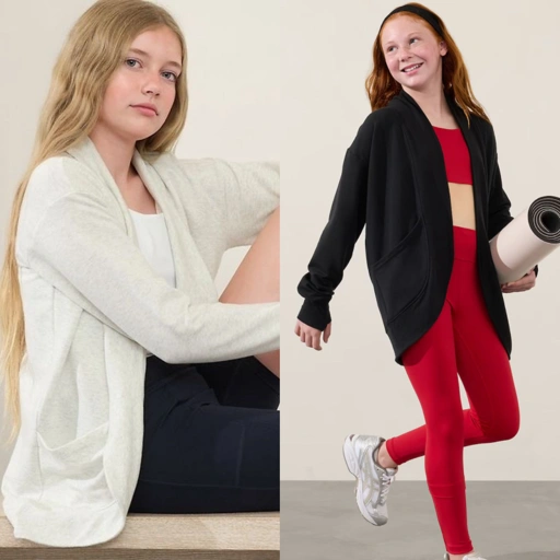Image of ATHLETHA Girls Wrap&Roll Cardigan