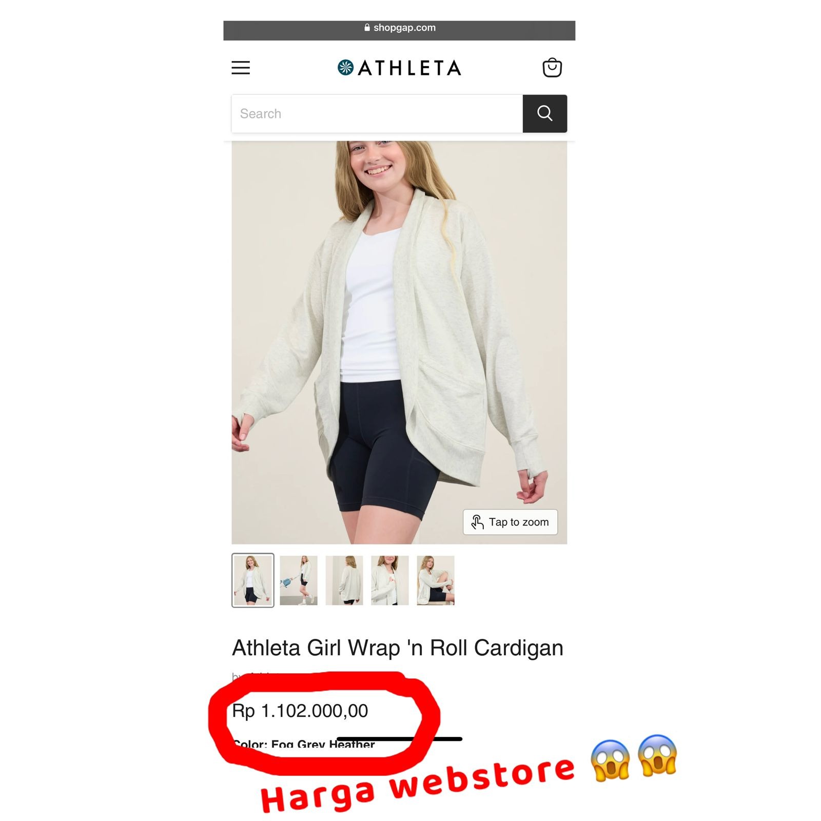 ATHLETHA Girls Wrap&Roll Cardigan