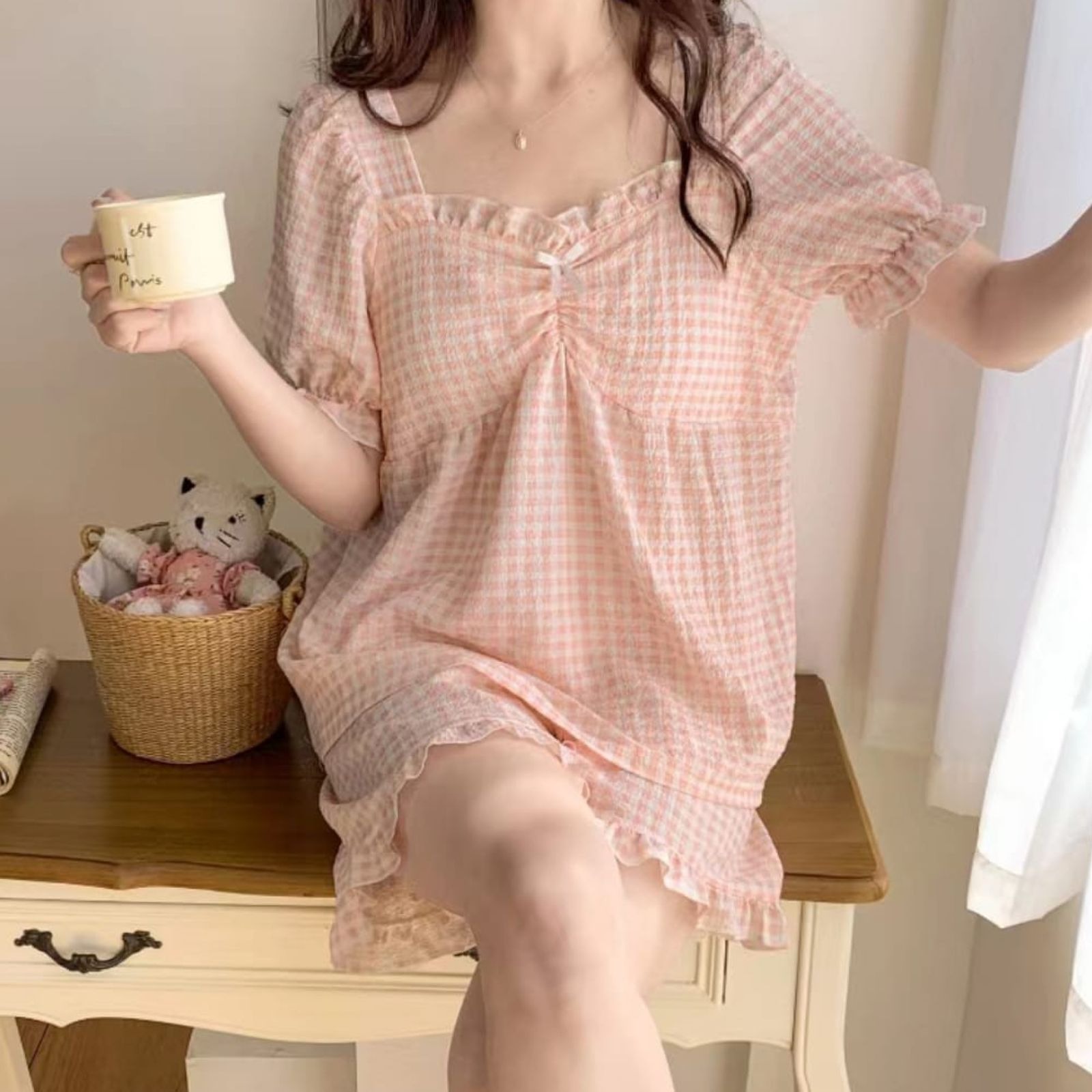 Setelan Baju Tidur with Breast Pad