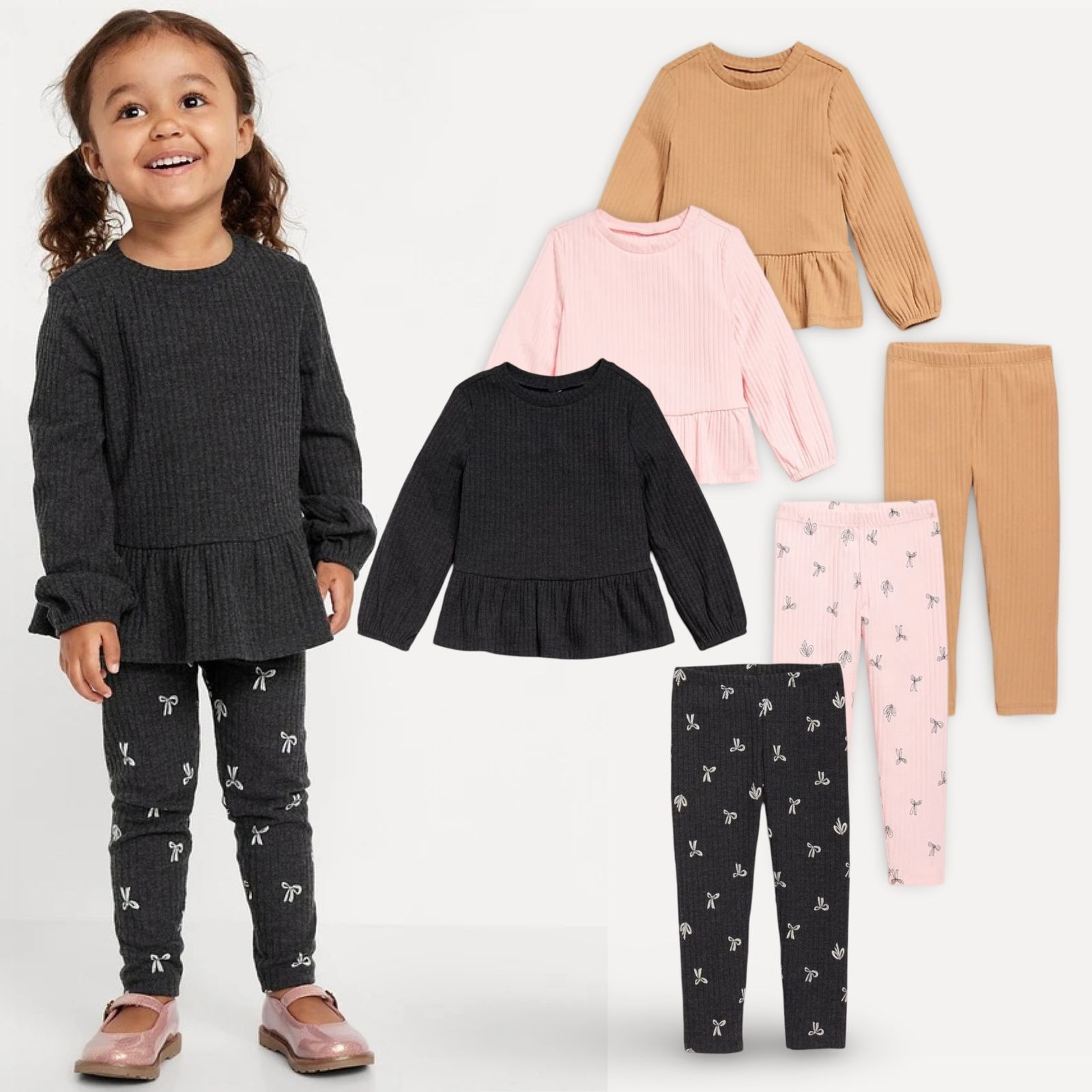 OLDNAVY Girls Cozy Rib Set