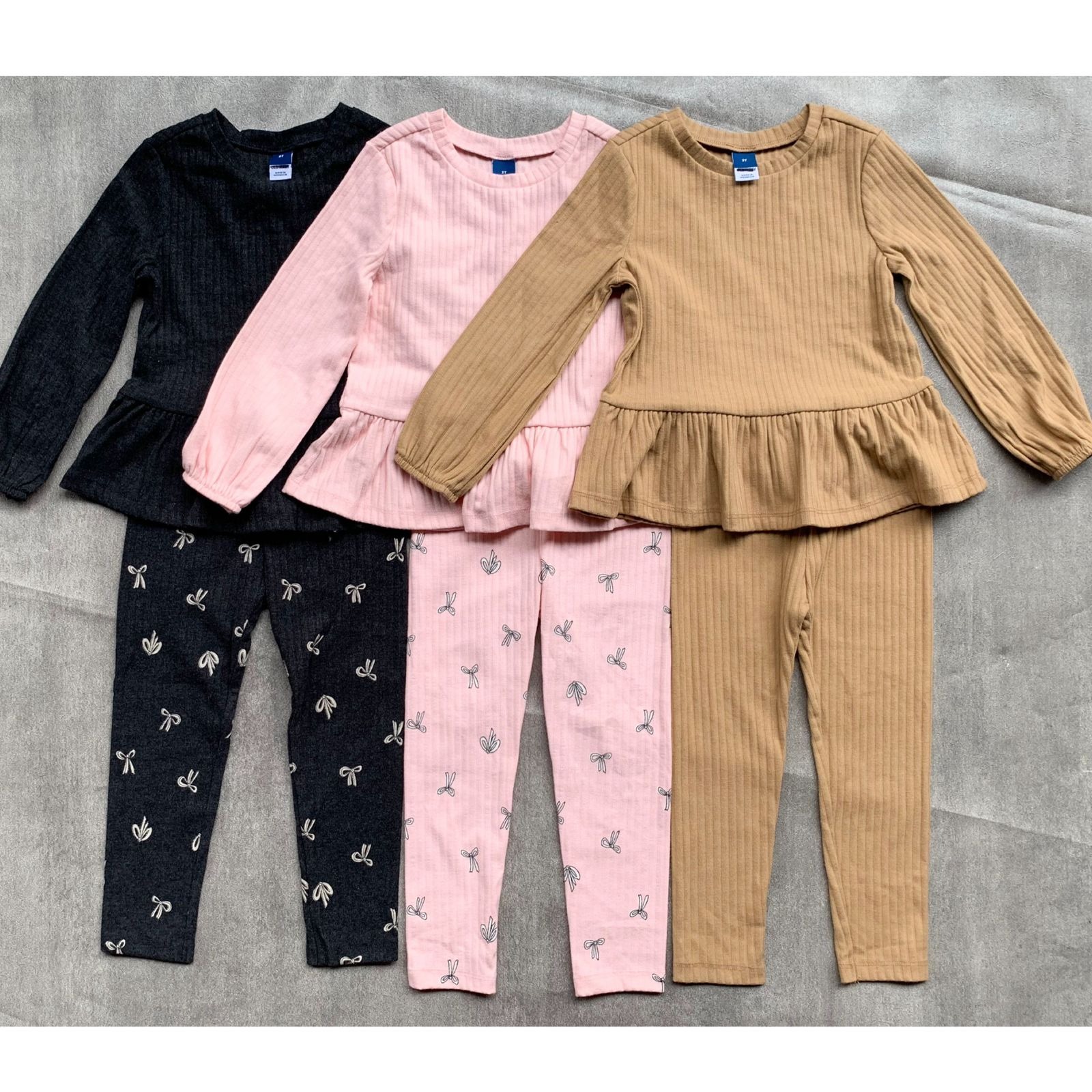 OLDNAVY Girls Cozy Rib Set