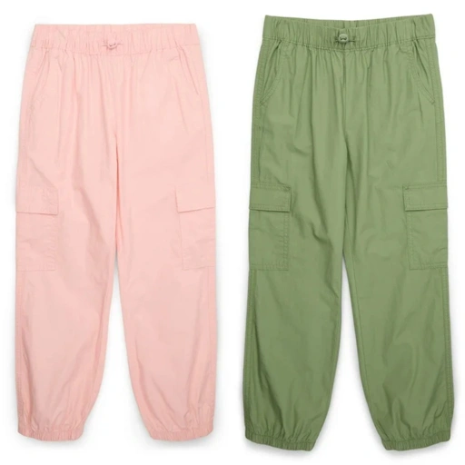 Image of WONDERNATION Girls Cargo Jogger