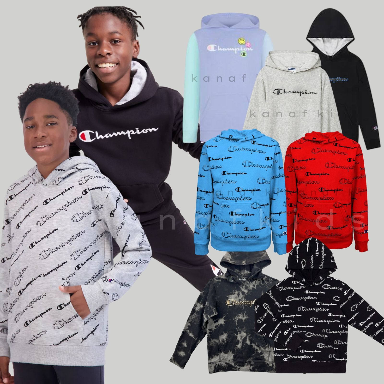 Champion Kids Boys & Girls Hoodie Unisex