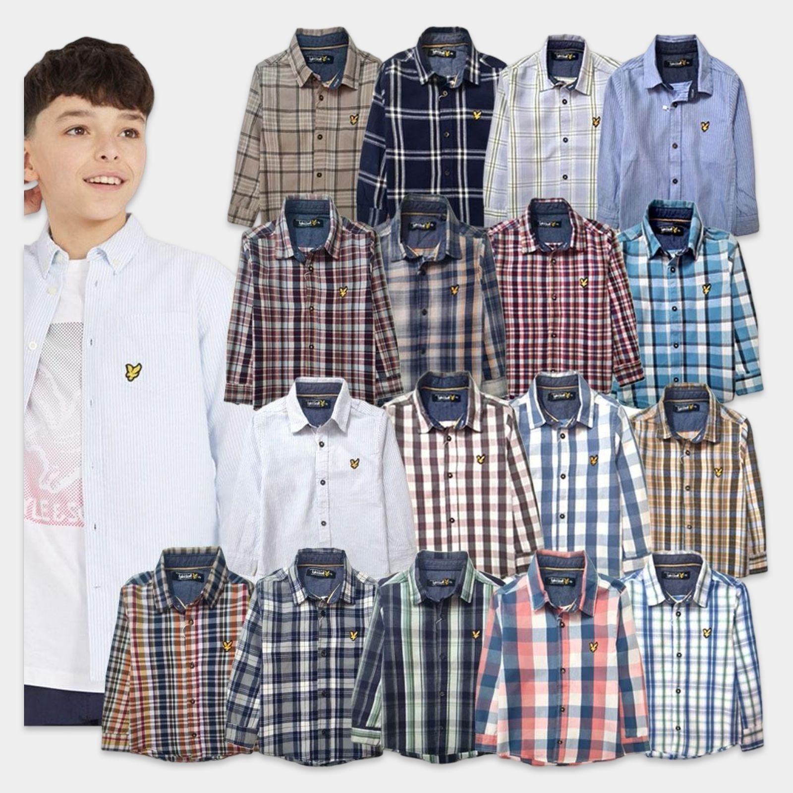 Lyle&Scott Boys Shirts (Kemeja Panjang)
