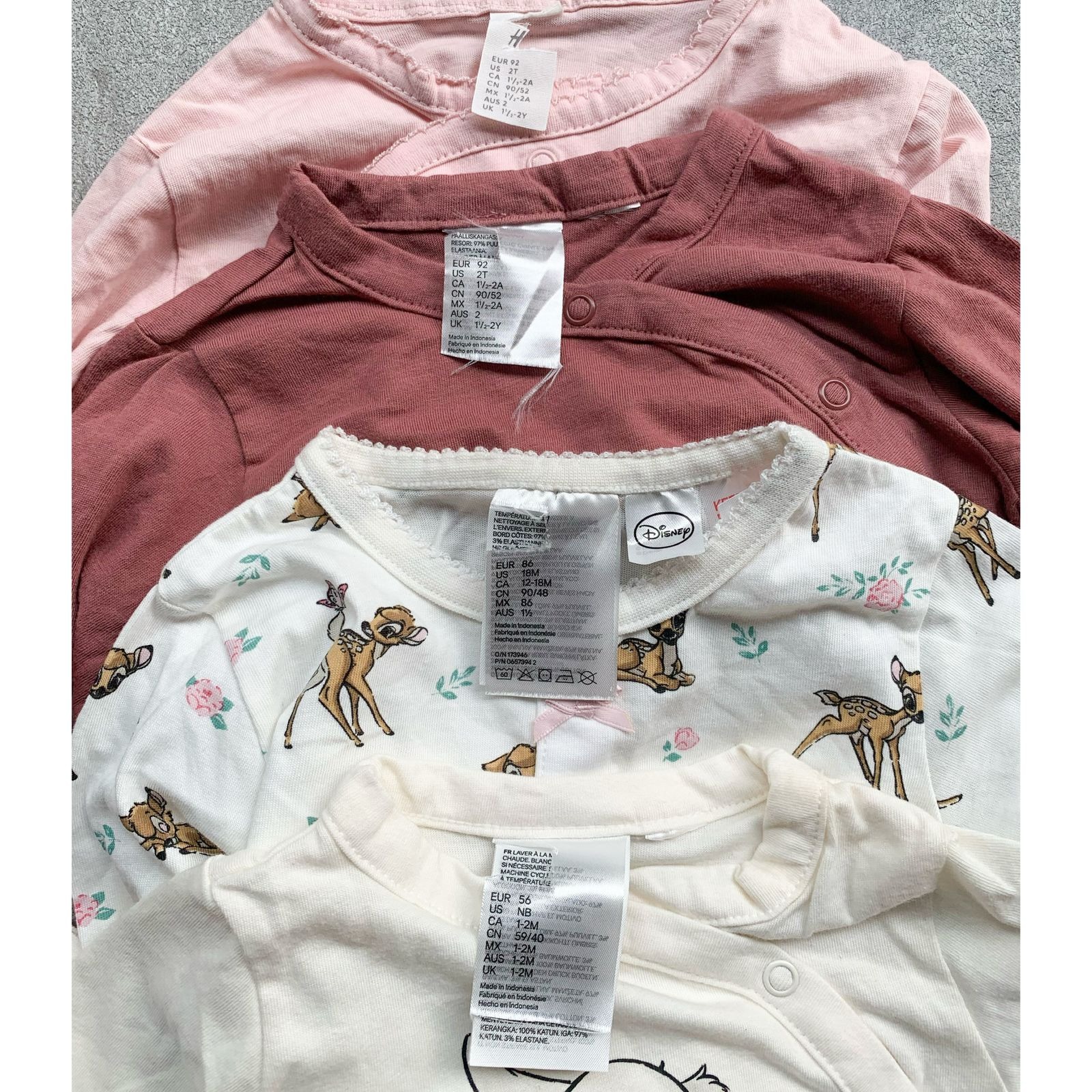 HM Baby Girl & Boy Sleepsuit