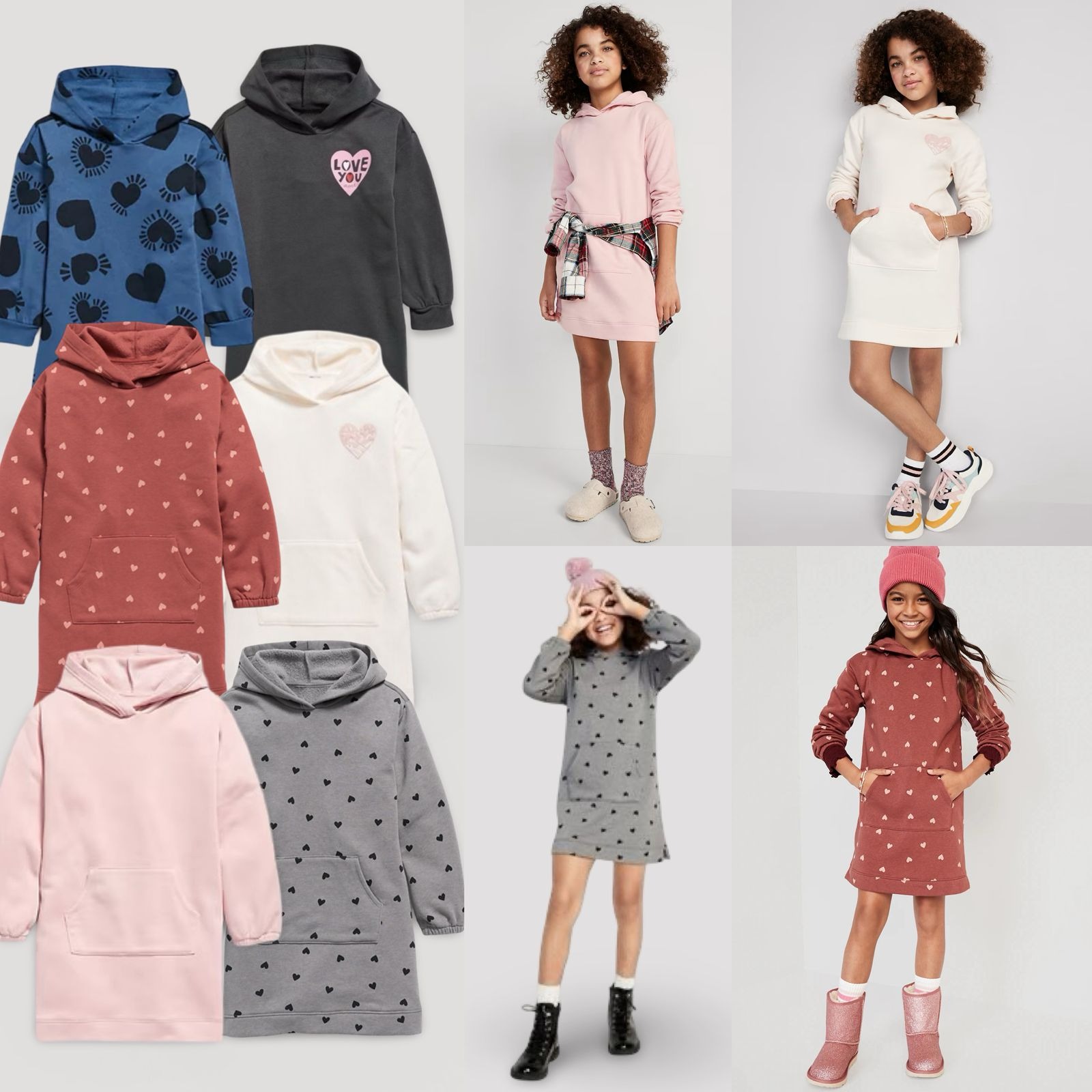 OLDNAVY Girls Sweatshirt Dress