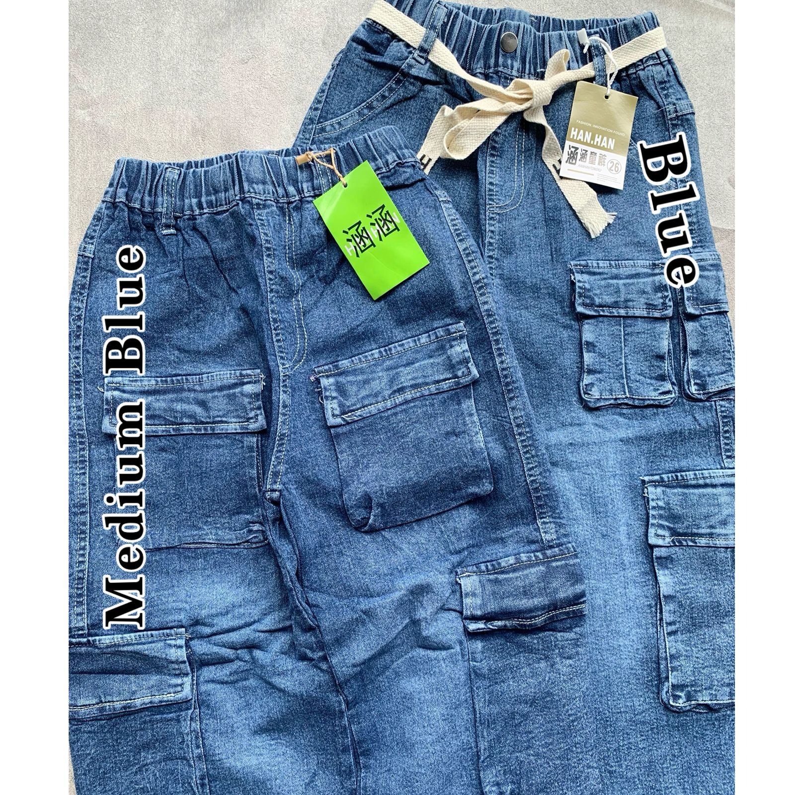 Celana Jeans Cargo Unisex