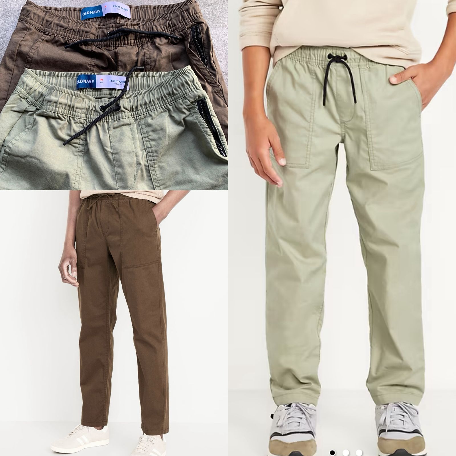 OLDNAVY Boys Pull-On Twill Pants