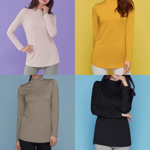 Image of STL HalfNeck HipCover Longsleeve