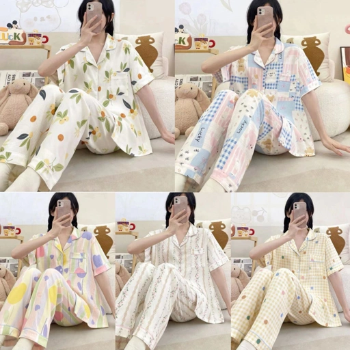 Image of Setelan Piyama Remaja Wanita