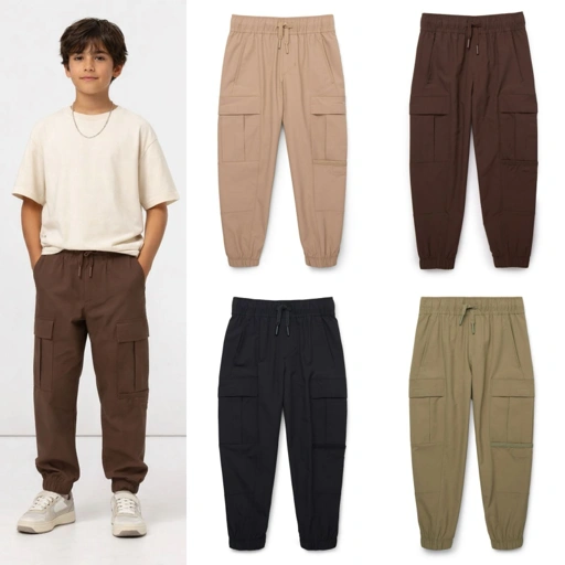 Image of WonderNation Boys Hybrid Cargo Jogger