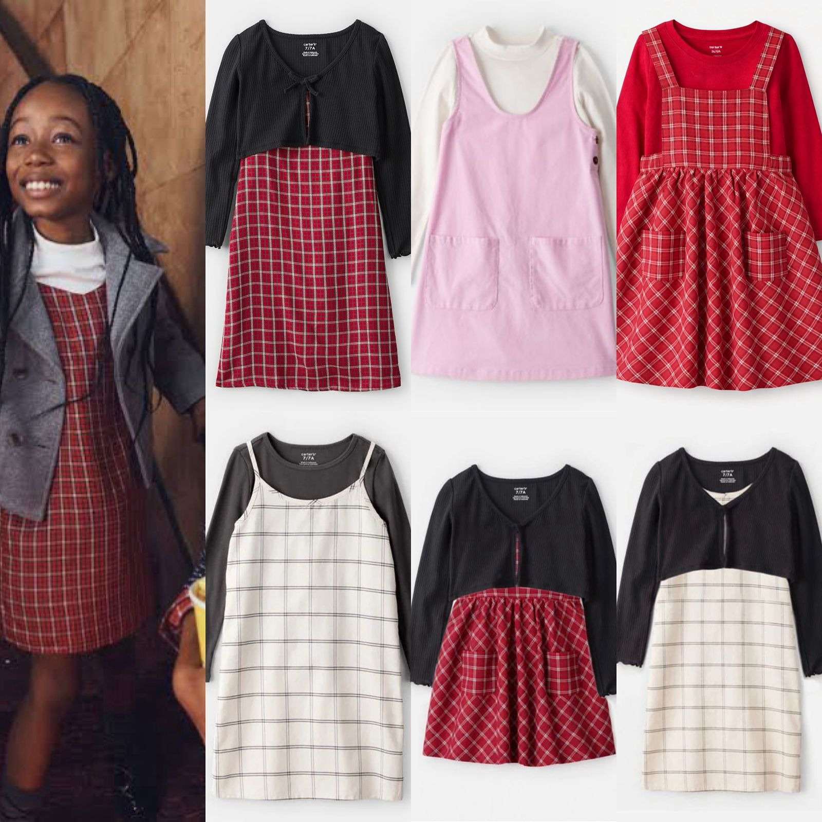 Carters Girs Dress Set