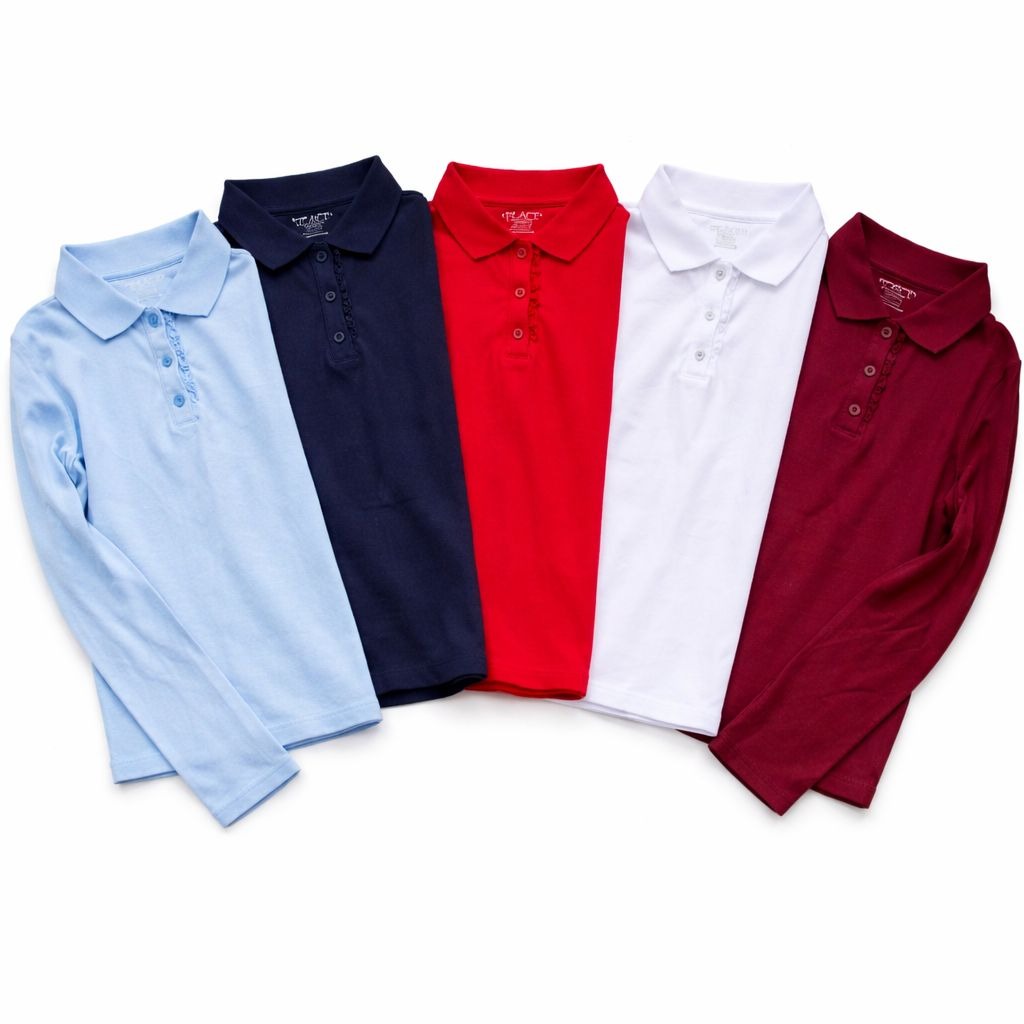 TCPlace Girls Polo Shirt Longsleeve