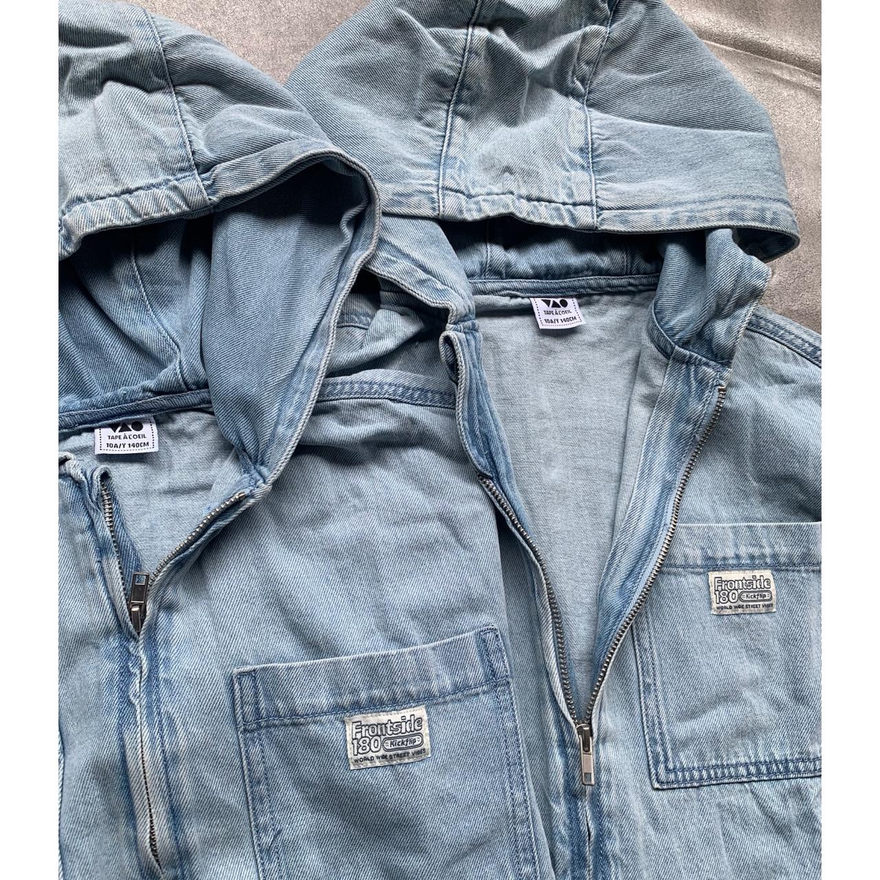 Boys Denim Hoodie Jacket