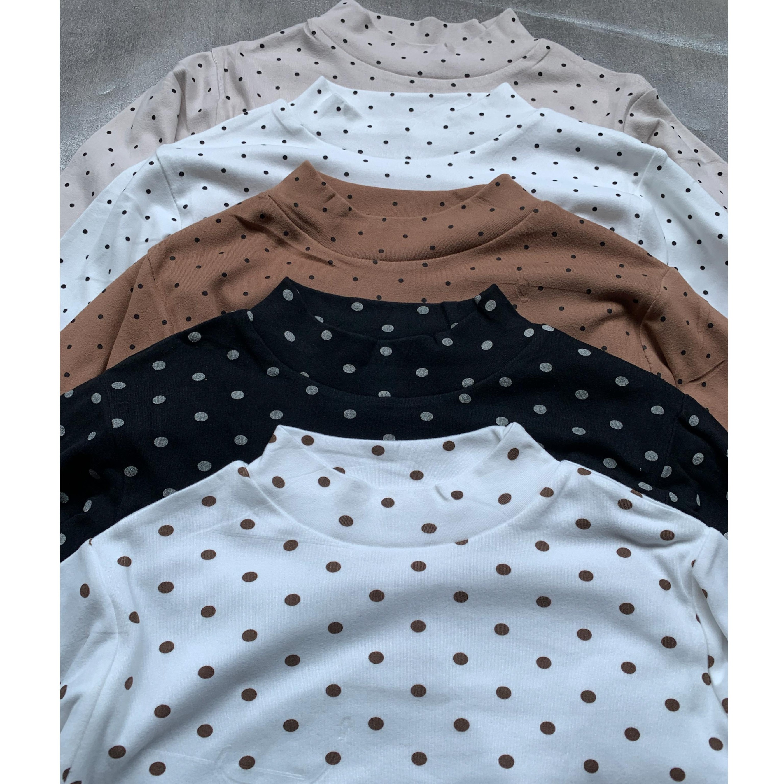 Girls Polka Longsleeve Top